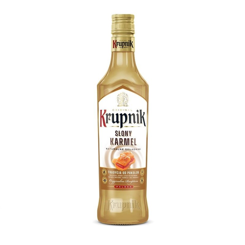 Likier mleczny słony karmel alk. 16,0% obj. Krupnik 500 ml