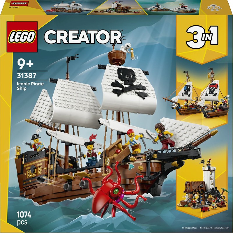 Creator 3 w 1 Legendarny statek piracki 31387 LEGO 1 sztuka