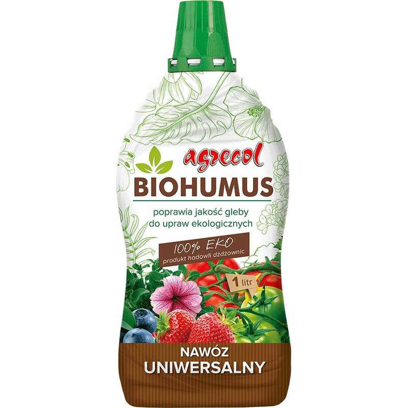 Biohumus nawóz uniwersalny Agrecol 1 l