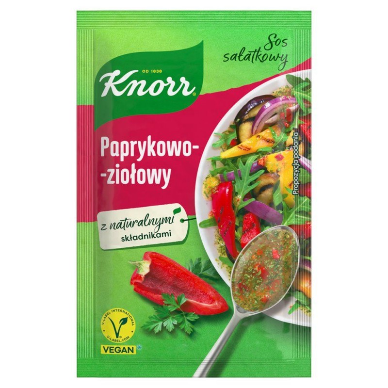 Sos Sałatkowy Paprykowo-ziołowy Knorr 9 g