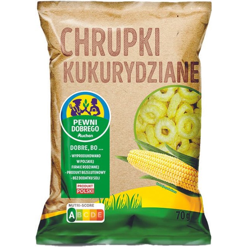 Chrupki kukurydziane  Pewni Dobrego 70 g