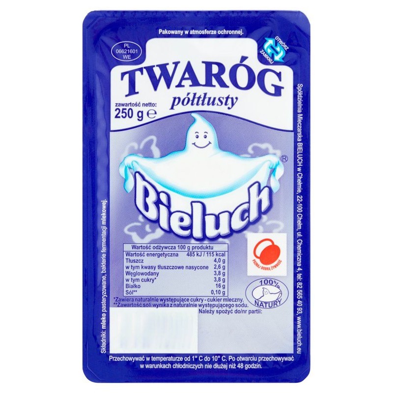 Twaróg półtłusty Bieluch 250 g