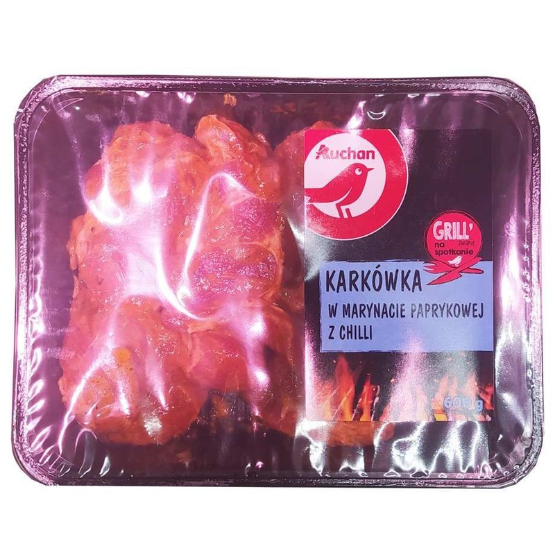 Karkówka w marynacie paprykowej z chili Auchan 600 g