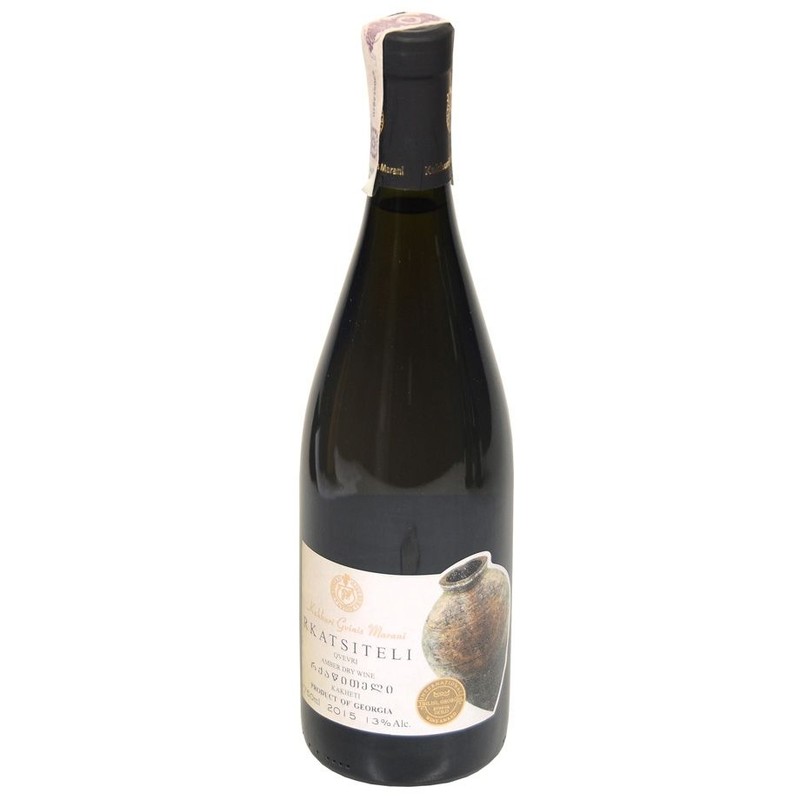 Gruzińskie wino białe wytrawne Rkatsiteli 750 ml