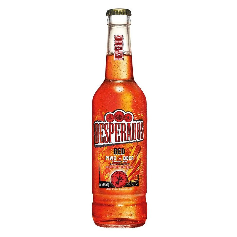 Piwo smakowe z tequila Red o smaku Guarany i Cachaçy alk. 5,9% obj. Desperados 400 ml