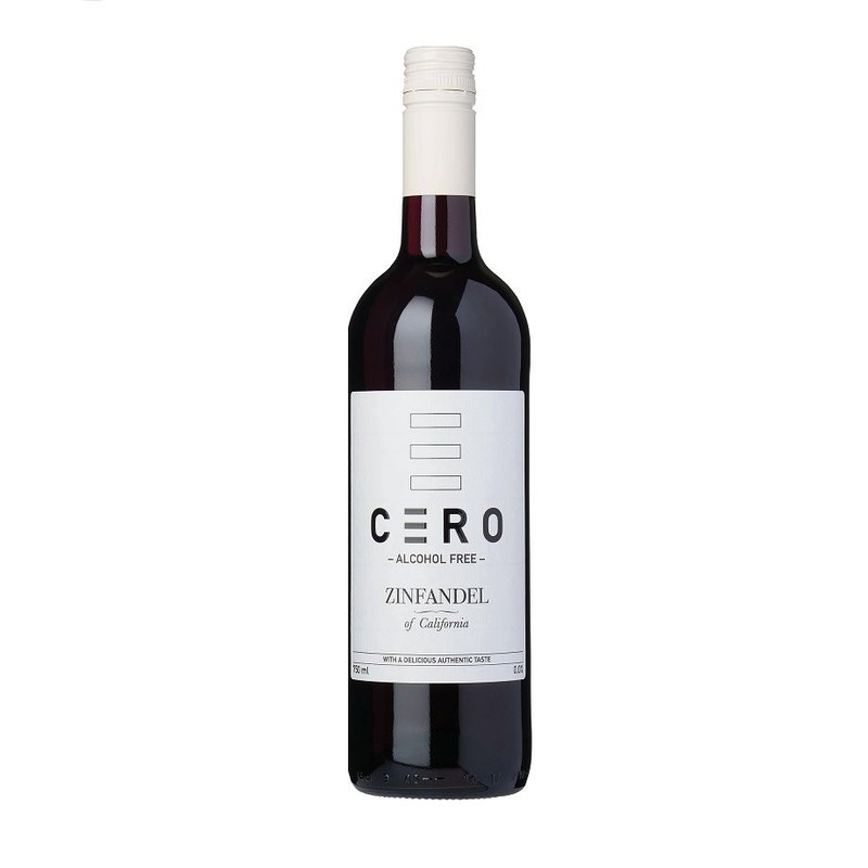 Wino bezalkoholowe amerykańskie czerwone Zinfandel alk. do 0,5% obj. Cero 750 ml
