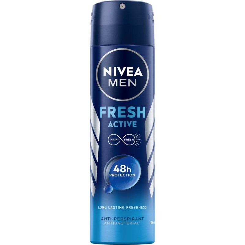 Antyperspirant w sprayu dla mężczyzn Fresh Active NIVEA MEN 150 ml