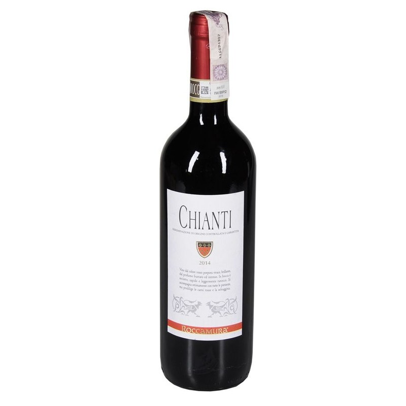 Wino włoskie czerwone wytrawne Chianti Campo alk. 12,0% obj. La Mora 750 ml
