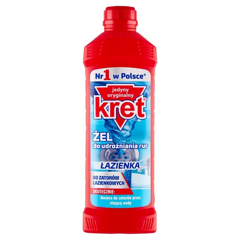 Żel do udrażniania rur do łazienki Kret 500 g