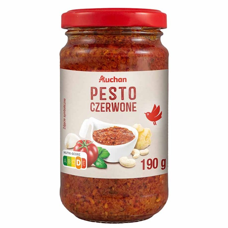 Sos pesto czerwony Auchan 190 g