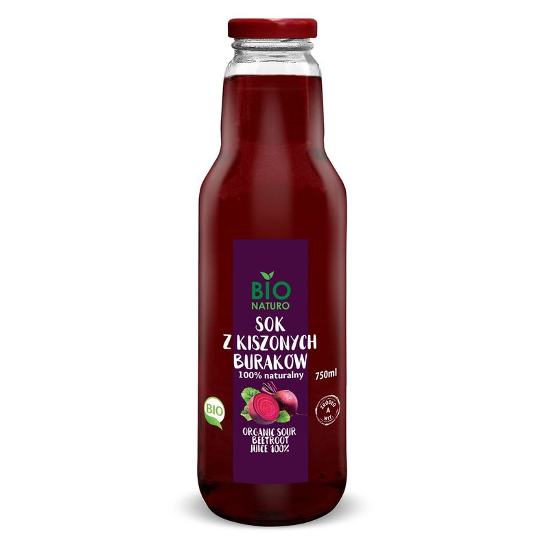 BIO Sok z kiszonych buraków BIO Naturo 750 ml