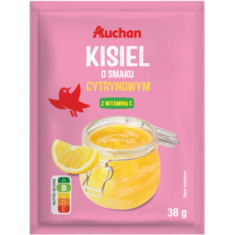 Kisiel o smaku cytrynowym Auchan 38 g