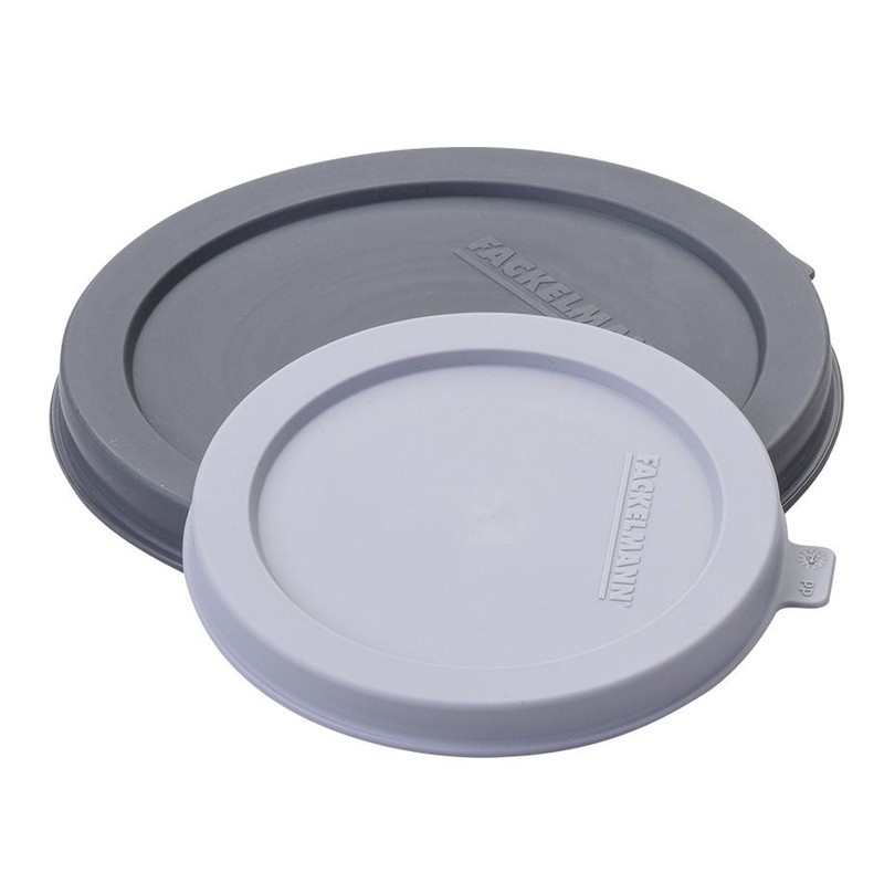 Pokrywki do puszek 7,5 cm + 10 cm Fackelmann 2 sztuki