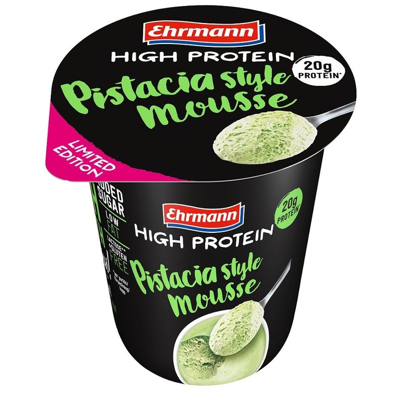 High Protein Mus o smaku pistacjowym Ehrmann 200 g