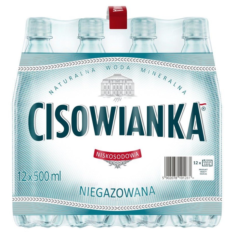 Woda niegazowana Cisowianka 12 x 0,5 l