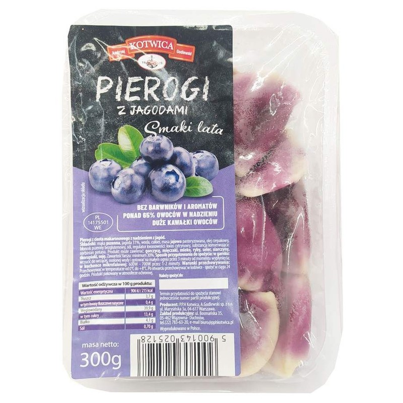 Pierogi z jagodami Kotwica 300 g