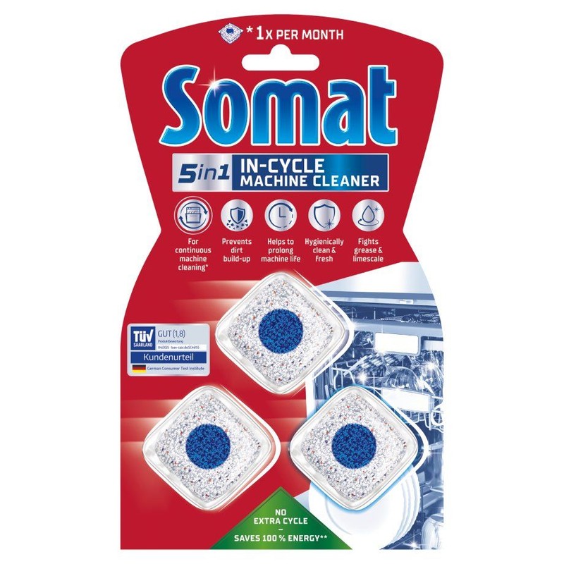 Środek do czyszczenia zmywarek Somat 3 x 60 g