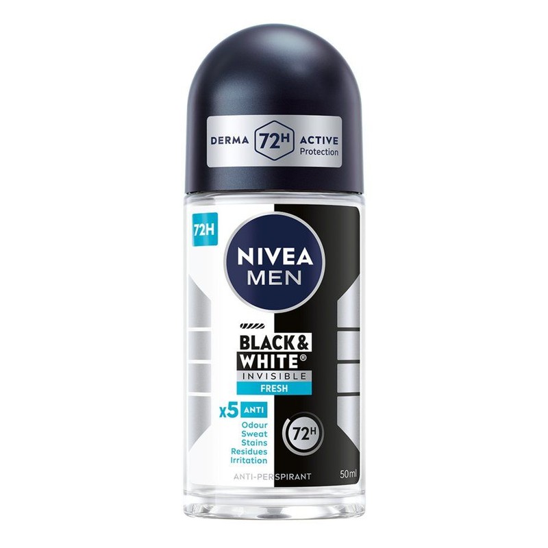 Antyperspirant dla mężczyzn Black&White 5w1 NIVEA MEN 50 ml