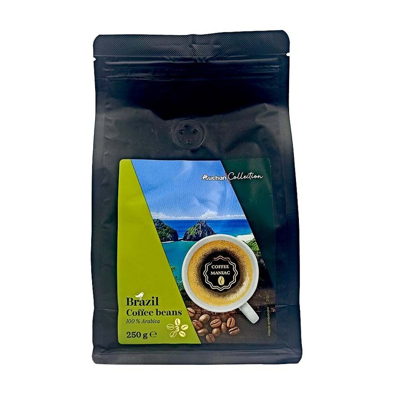 Kawa palona ziarnista Brazil Auchan Collection  250 g