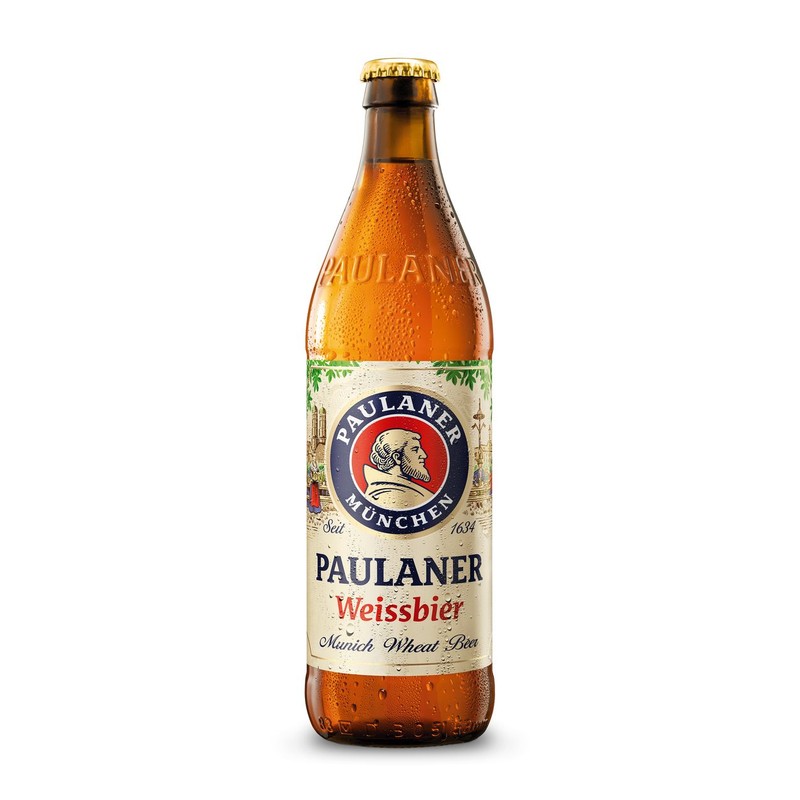 Piwo pszeniczne jasne alk.5.5% obj. Paulaner 500 ml