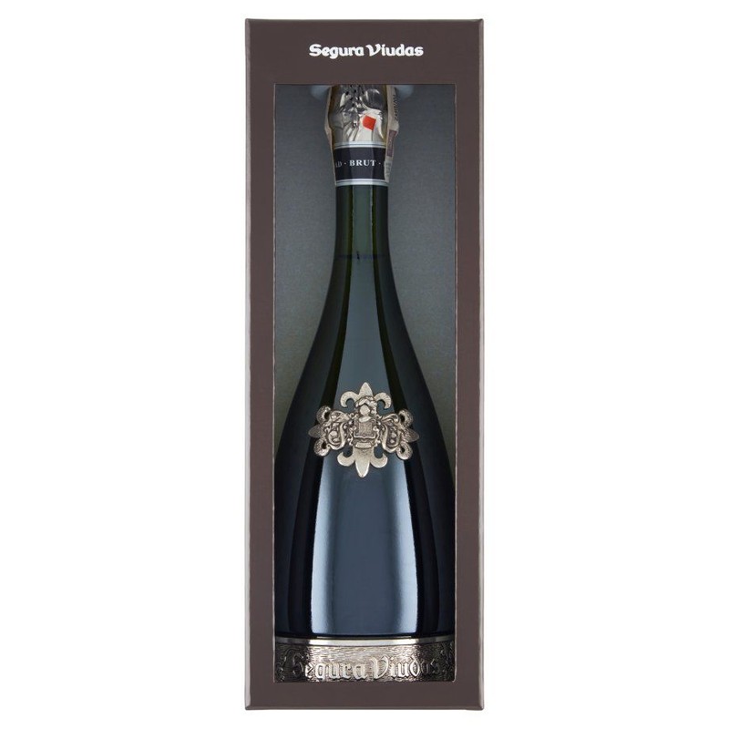 Wino hiszpańskie musujące białe wytrawne Reserva Heredad Cava Brut alk. 12,0% obj. Segura Viudas 750 ml