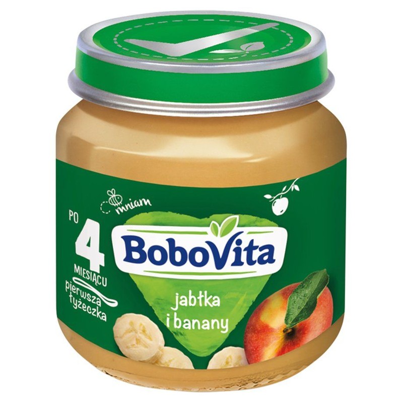 Jabłka i banany po 4. miesiącu BoboVita 125 g