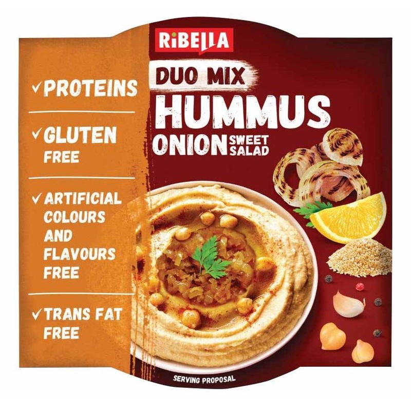 Hummus z karmelizowaną cebulką Ribella 200 g