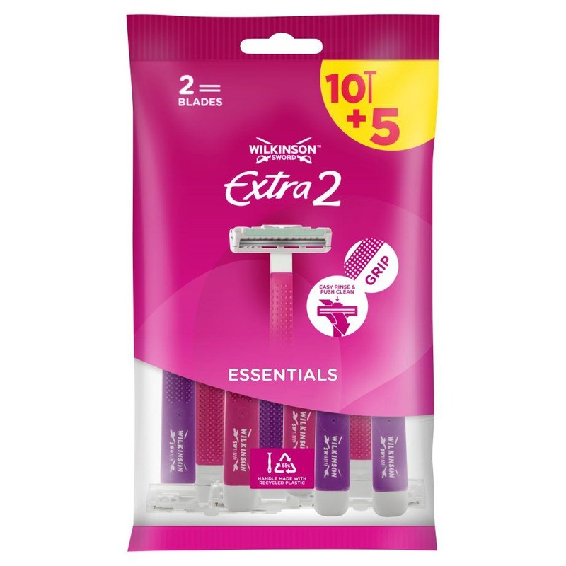 Golarka dla kobiet extra 2 beauty Wilkinson 15 sztuk