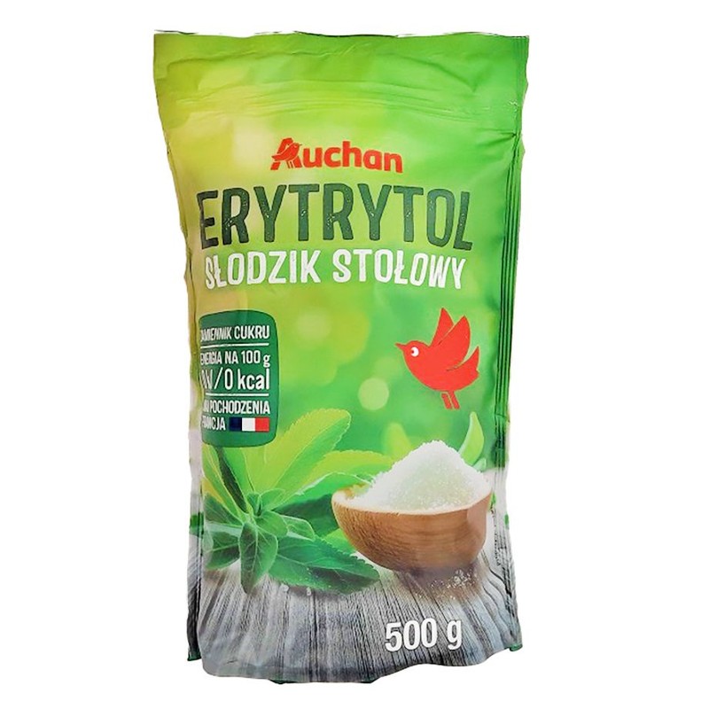 Erytrytol słodzik stołowy Auchan 500 g