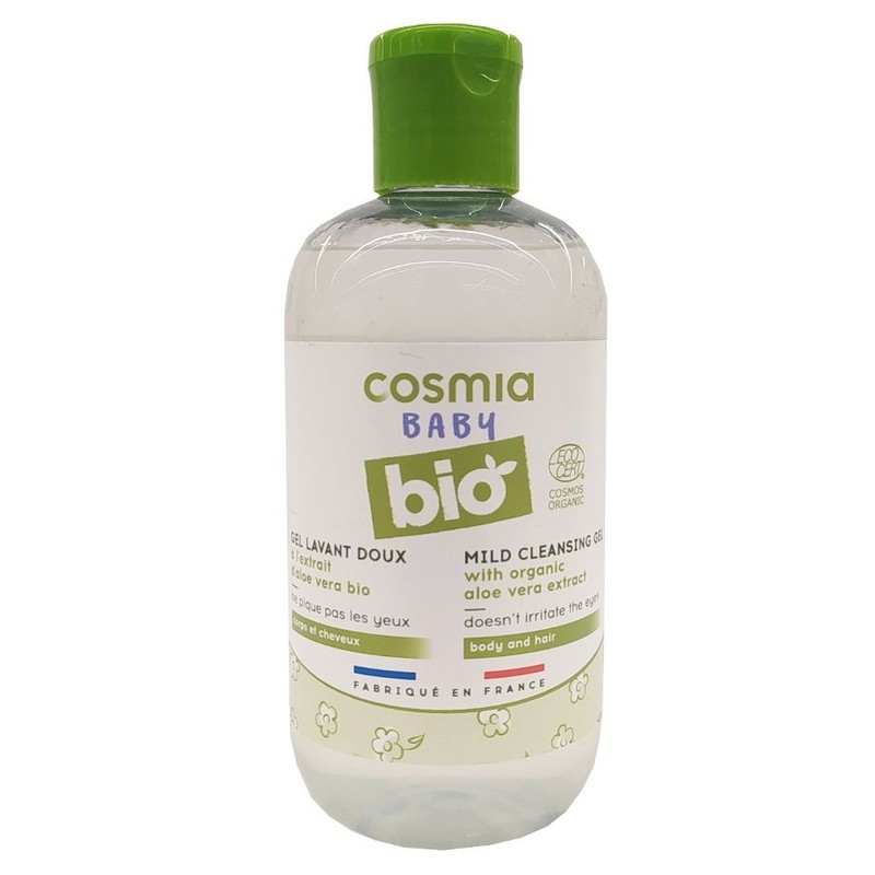 BIO Delikatny żel do mycia dla dzieci z ekstraktem z aloesu  Cosmia baby 250 ml