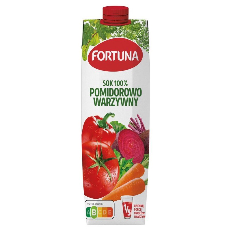Sok warzywny 100% Fortuna 1 l