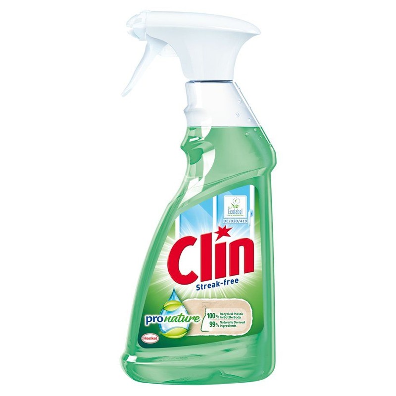 Płyn do mycia powierzchni szklanych Clin 500 ml