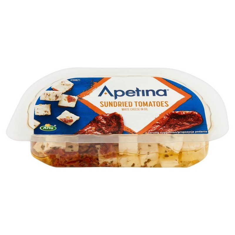 Ser typu śródziemnomorskiego w zalewie olejowej z suszonymi pomidorami  Apetina 100 g
