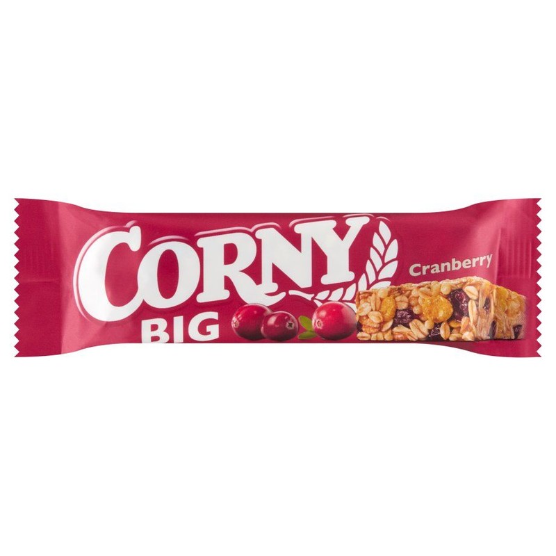 Baton zbożowy z żurawiną Corny 50 g