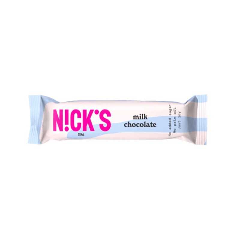Baton z mlecznej czekolady bez cukru i maltitolu Nick's 25 g