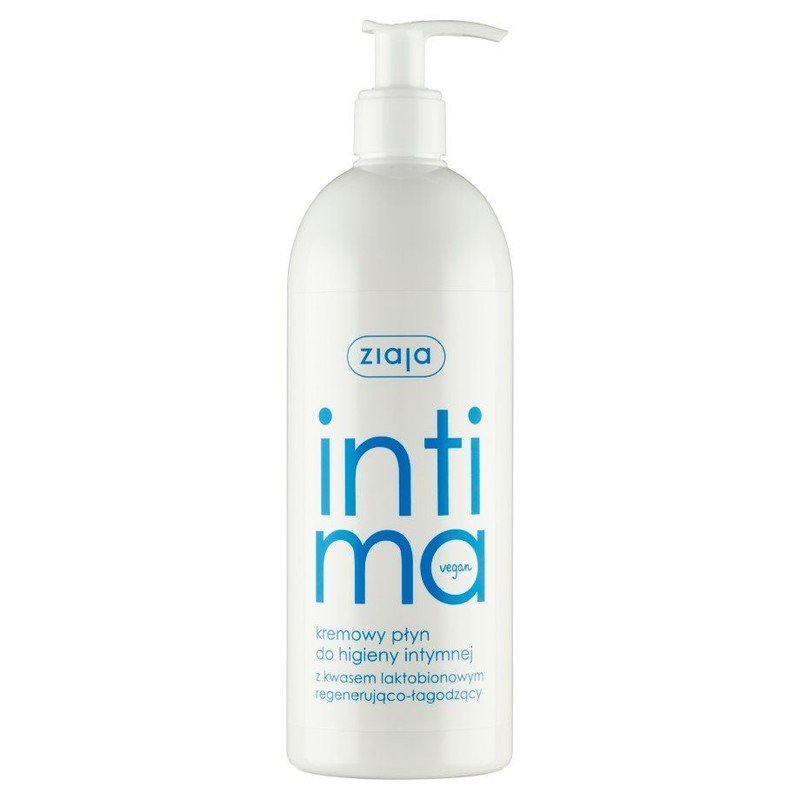Intima Kremowy płyn do higieny intymnej z kwasem laktobionowym ZIAJA 500 ml