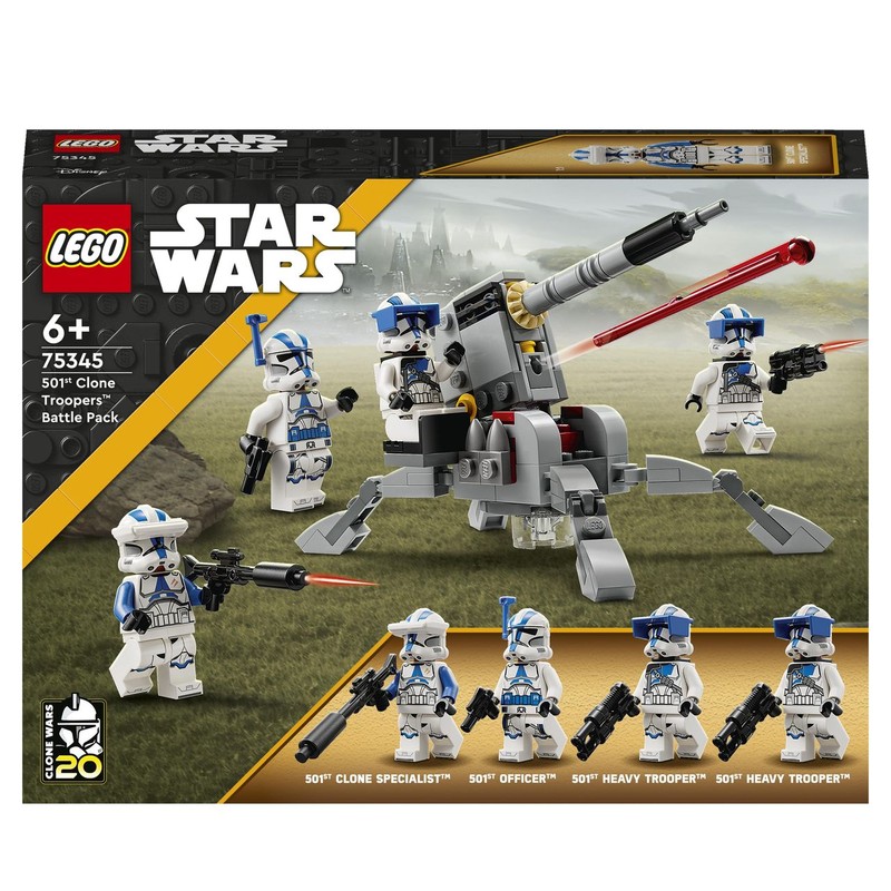 Star Wars Zestaw bitewny – żołnierze-klony z 501. legionu™ 75345 LEGO 1 sztuka