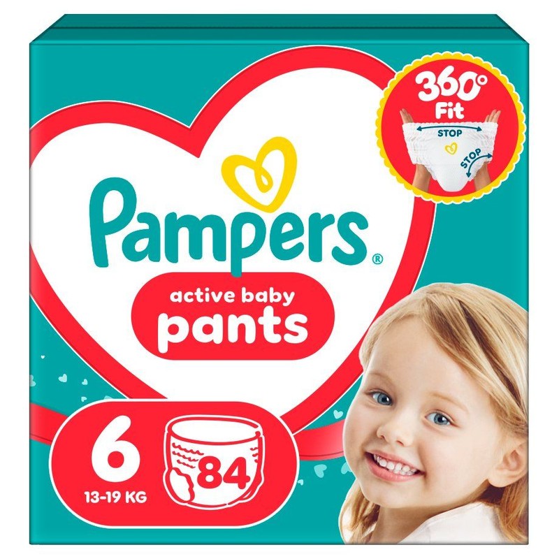 Pieluchomajtki 6 14-19 kg Pampers 84 sztuki
