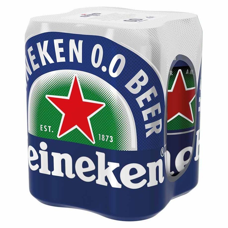 Piwo bezalkoholowe jasne pasteryzowane alk. 0,0 % obj.  Heineken 6 x 500 ml