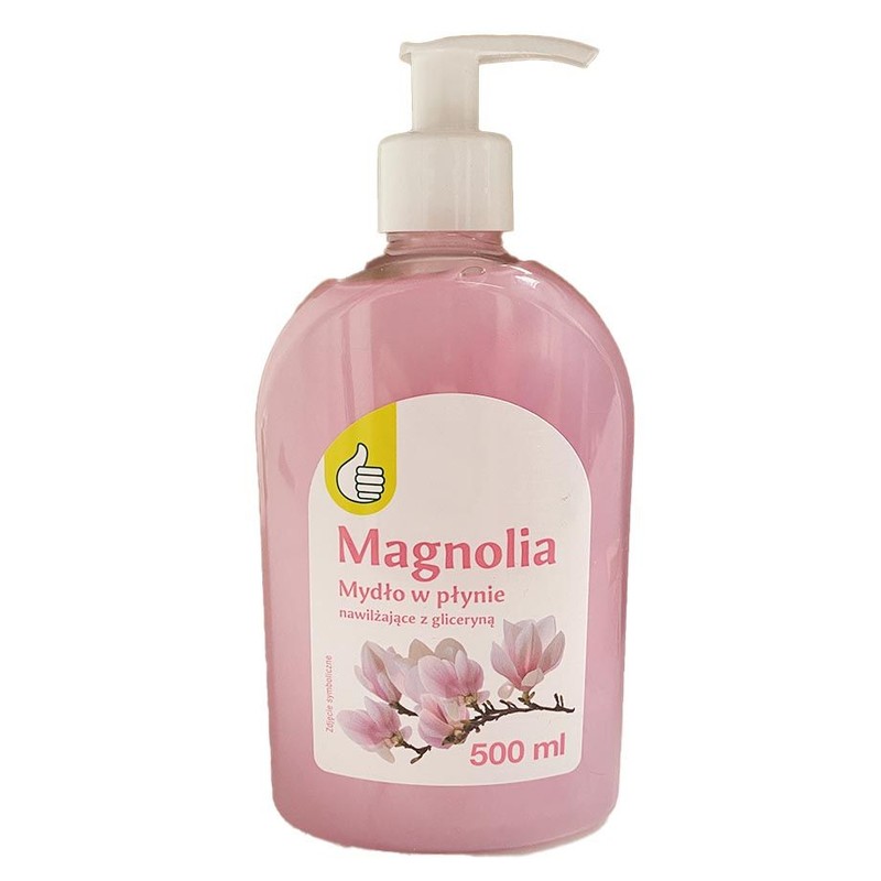Mydło w płynie nawilżające z gliceryną Magnolia Auchan 500 ml