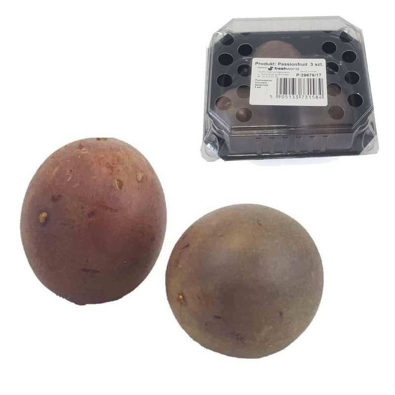 Marakuja Owoce  Auchan 3 sztuki