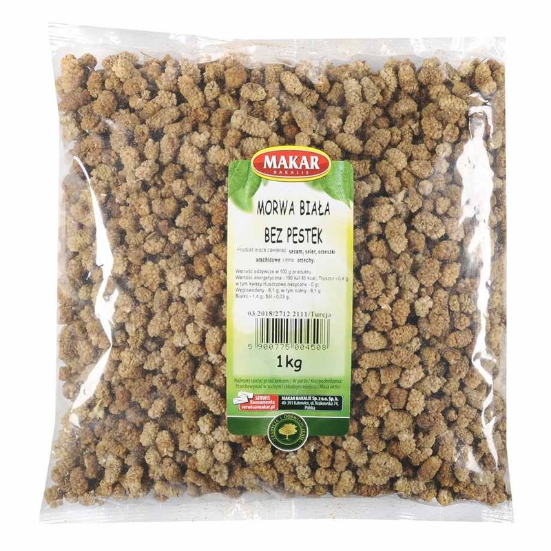 Morwa biała bez pestek Makar 1 kg