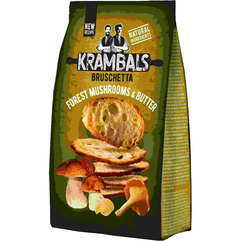 Bruschetta o smaku leśnych grzybów Krambals 70 g