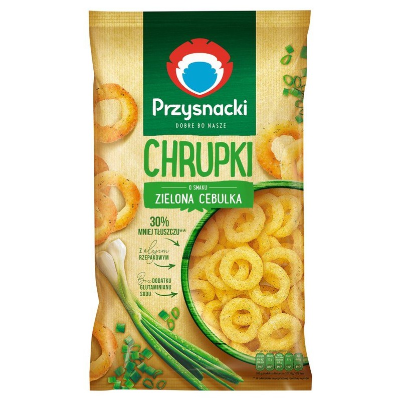 Chrupki o smaku zielonej cebulki Przysnacki 140 g