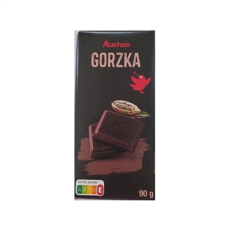 Czekolada gorzka Auchan 90 g