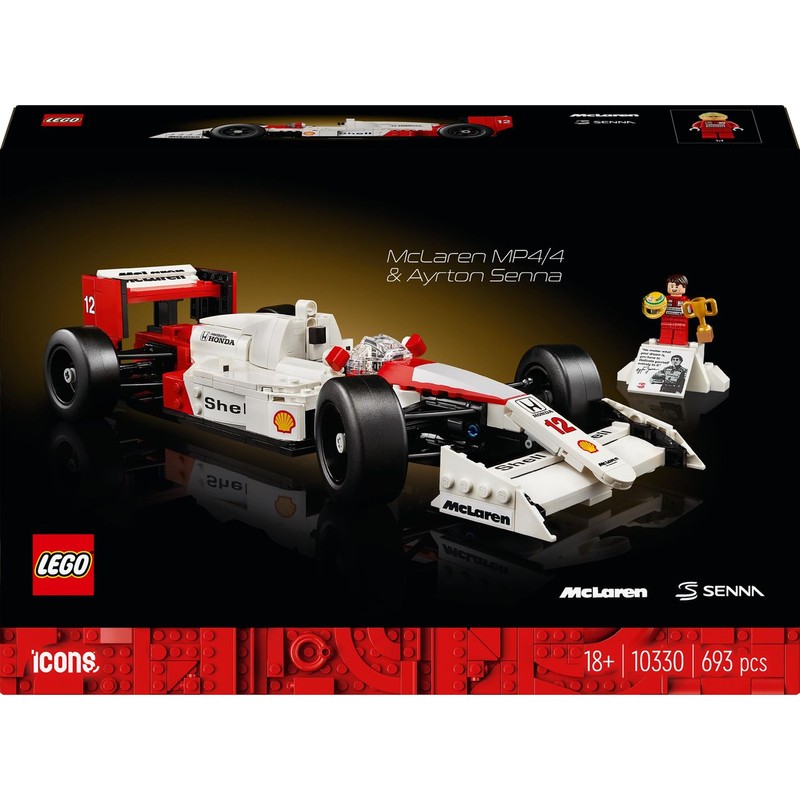 Icons McLaren MP4/4 i Ayrton Senna 10330 LEGO 1 sztuka