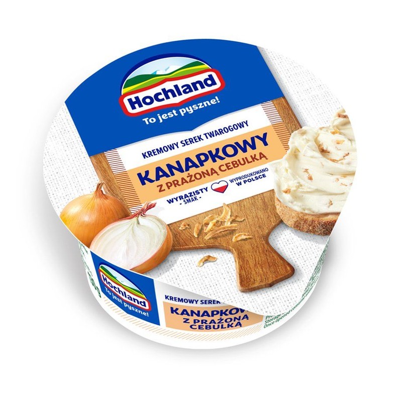 Serek Kanapkowy z prażoną cebulką Hochland 130 g