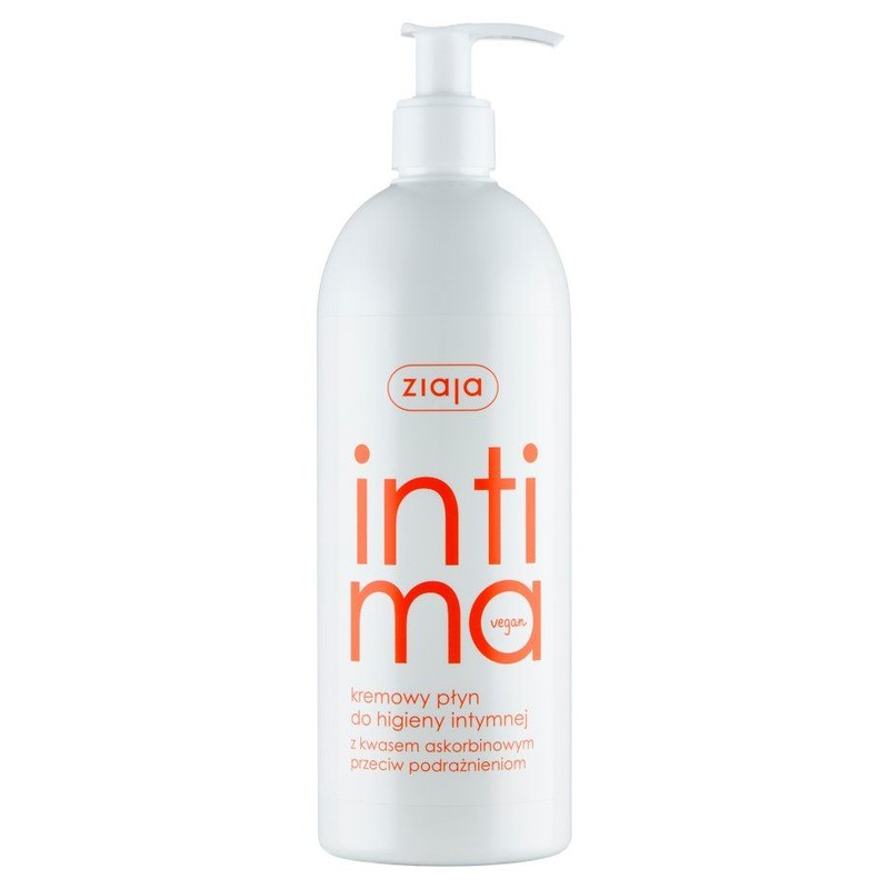 Intima Kremowy płyn do higieny intymnej z kwasem askorbinowym ZIAJA 500 ml