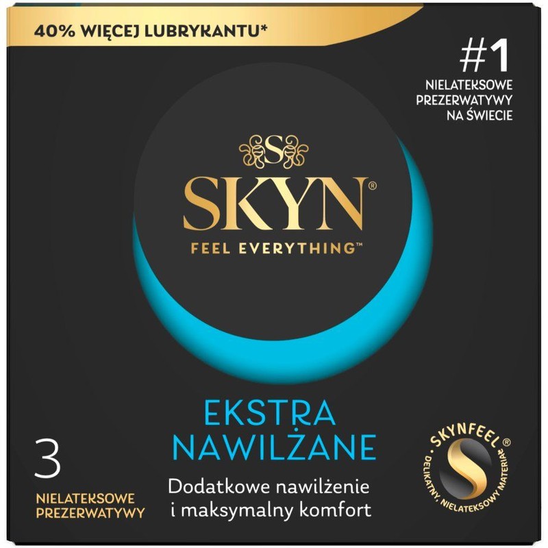 Nielateksowe prezerwatywy Unimil 3 sztuki