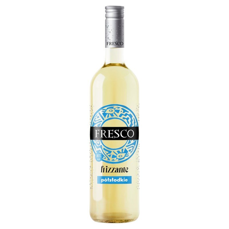 Wino białe półsłodkie lekko musujące Fresco 750 ml